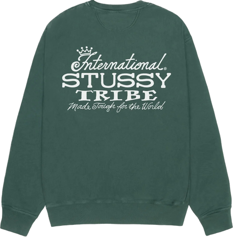International Stussy Tribe Forest Crewneck