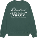 International Stussy Tribe Forest Crewneck