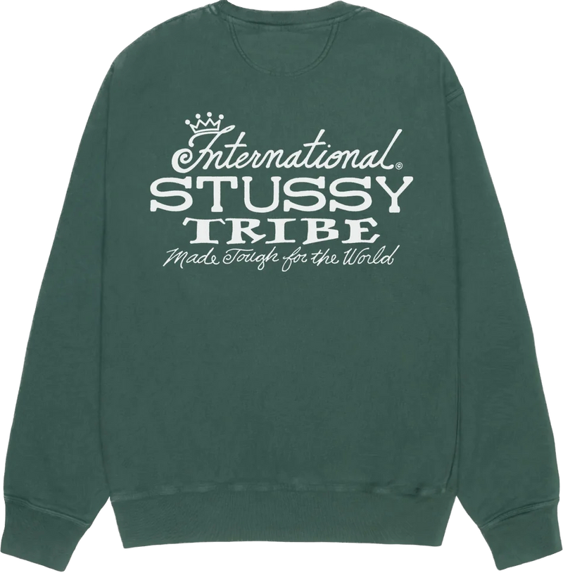 International Stussy Tribe Forest Crewneck