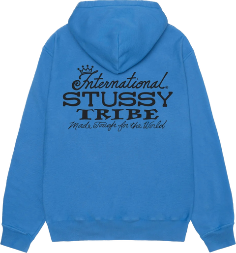 International Stussy Tribe Blue Hoodie