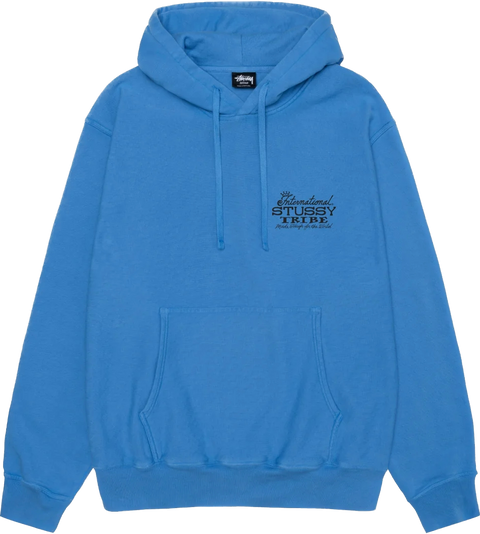 International Stussy Tribe Blue Hoodie