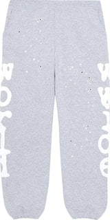 Sp5der Beluga Grey Sweatpants