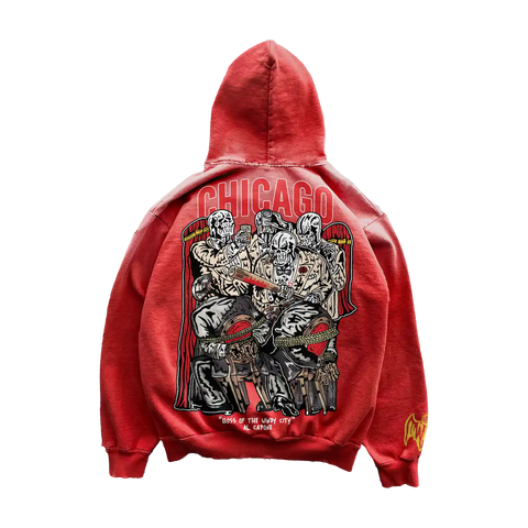 Warren Lotas Boss Of The Windy City Red Hoodie