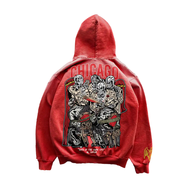 Warren Lotas Boss Of The Windy City Red Hoodie