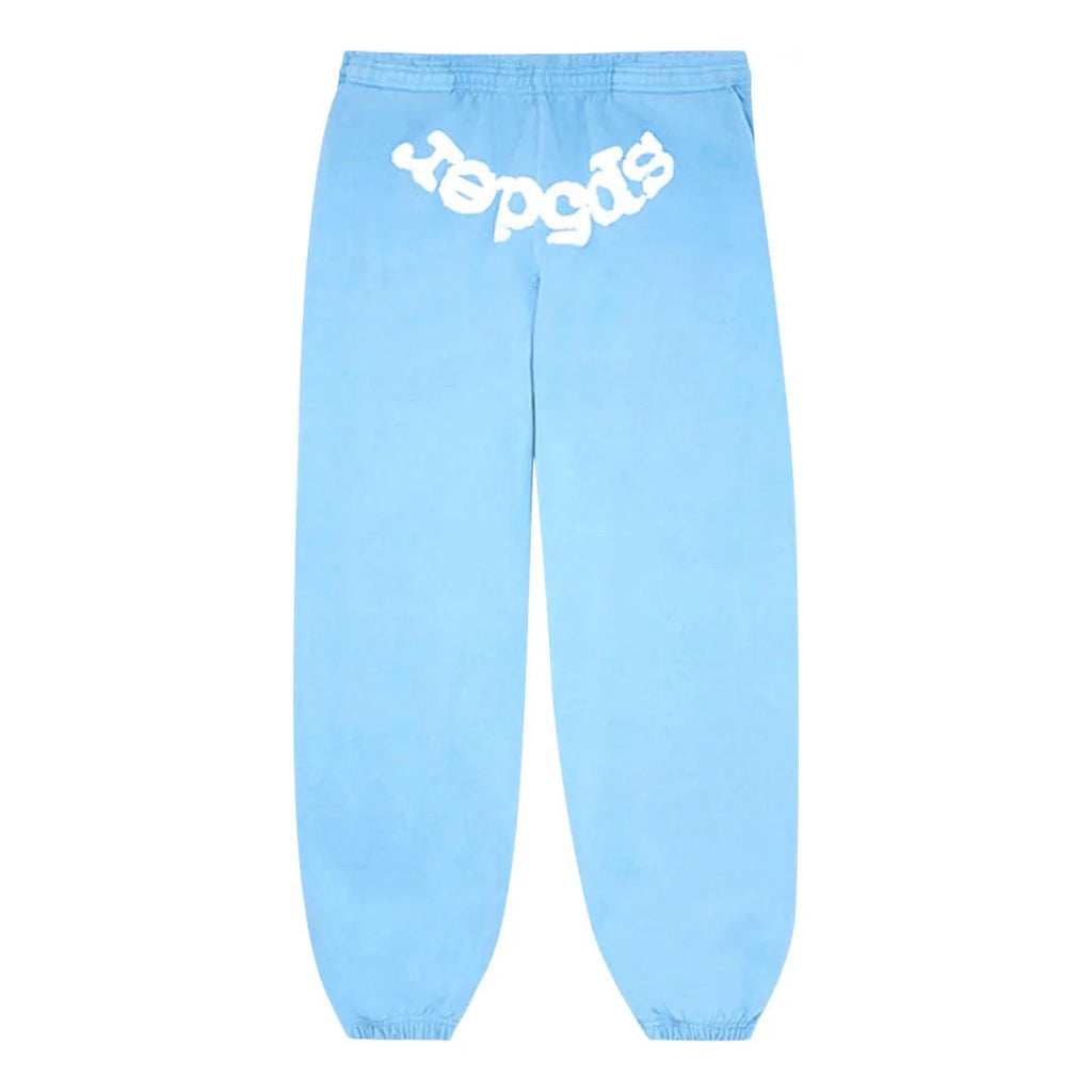 Sp5der Websuit Baby Blue Sweatpants – Courtside Kicks