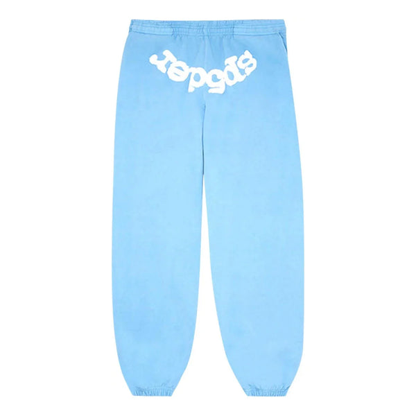 Sp5der Websuit Baby Blue Sweatpants