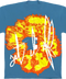 Offset Tears #1 Blue Tee