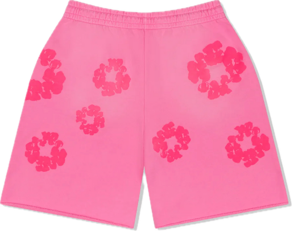 Denim Tears Cotton Wreath Mono Pink Sweatshorts