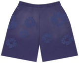 Denim Tears Cotton Wreath Mono Blue Sweatshorts