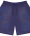 Denim Tears Cotton Wreath Mono Blue Sweatshorts