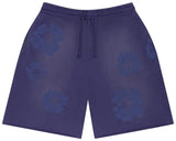 Denim Tears Cotton Wreath Mono Blue Sweatshorts