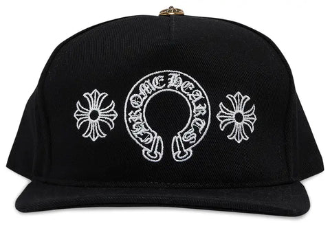 Chrome Hearts Horseshoe Black Trucker