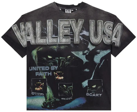 Vale Forever Faith Bling Black Tee
