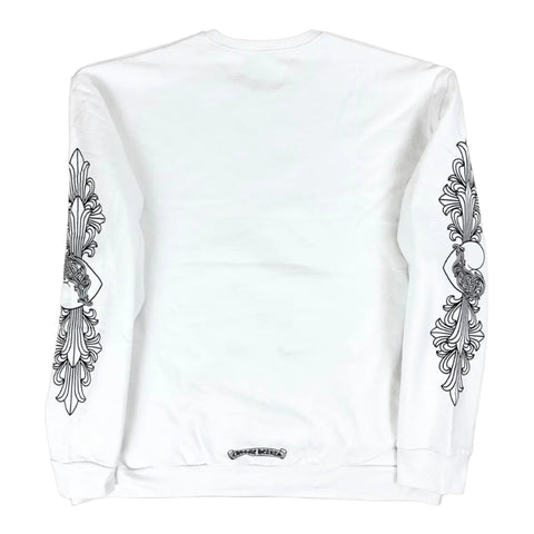 Chrome Hearts Love You White Crewneck