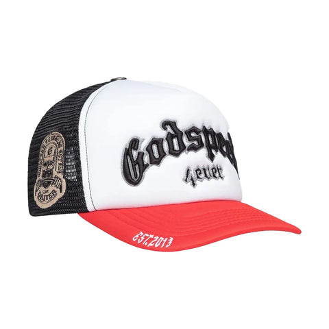 Godspeed GS Forever Black/Red Foam Trucker