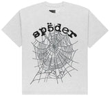 Sp5der OG Web V2 Heather Grey Tee