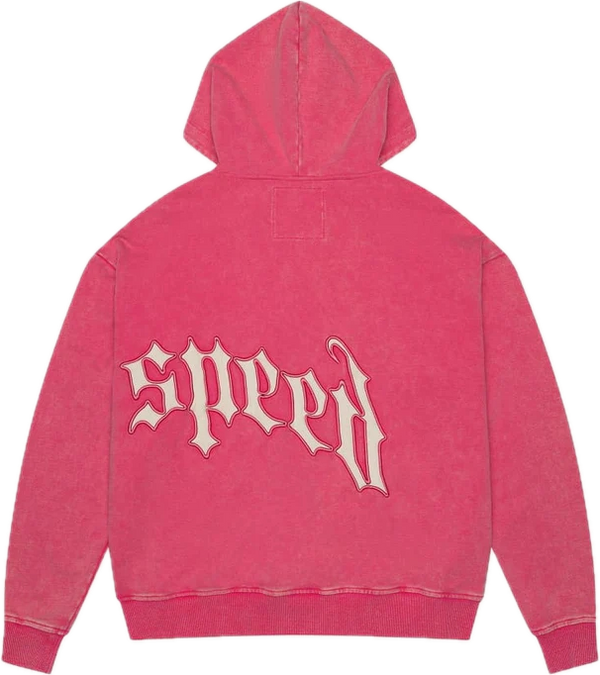 Godspeed OG Logo Stardust Pink Zip Hoodie