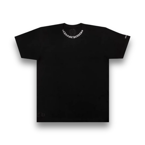 Chrome Hearts Collar Print Black Tee