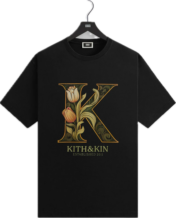 Kith Tulip K Black Tee