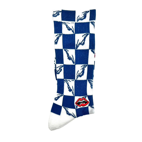 Chrome Hearts Matty Boy 99 Eyes Blue/White Socks