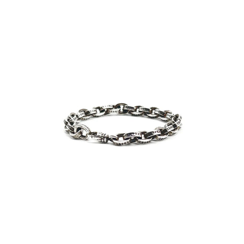 Chrome Hearts Silver Paper Chain Bracelet