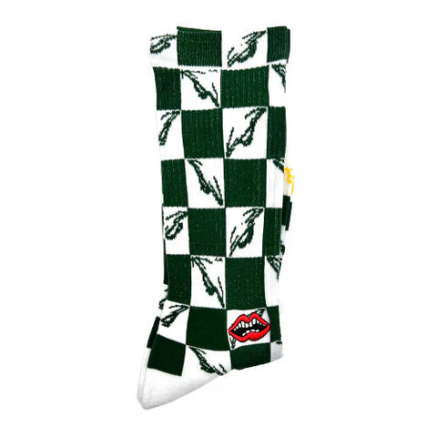 Chrome Hearts Matty Boy 99 Eyes Green/White Socks