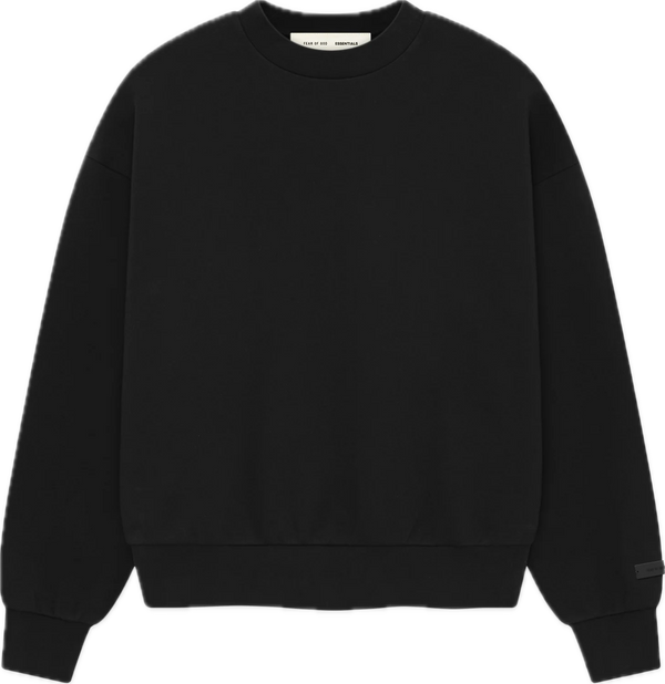 Essentials SS25 Jet Black Crewneck