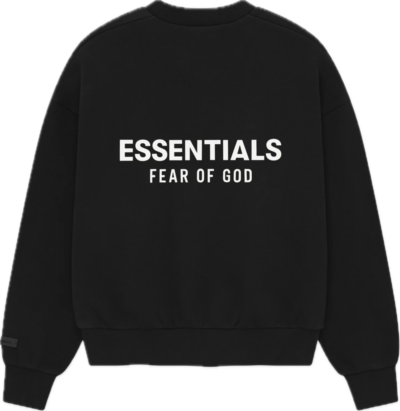 Essentials SS25 Jet Black Crewneck