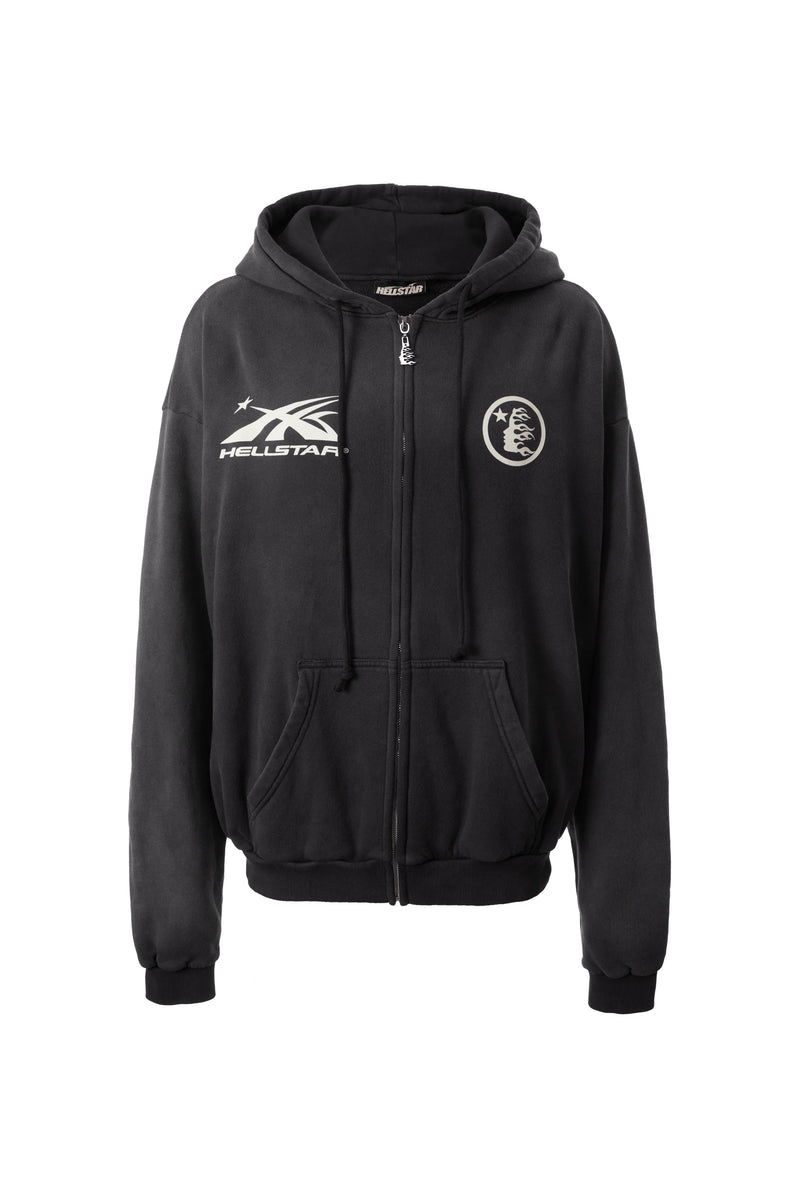 Hellstar HS Logo Black Zip Up