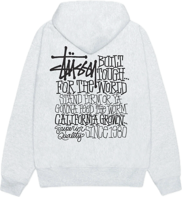 Stussy California Grown Ash Heather Hoodie