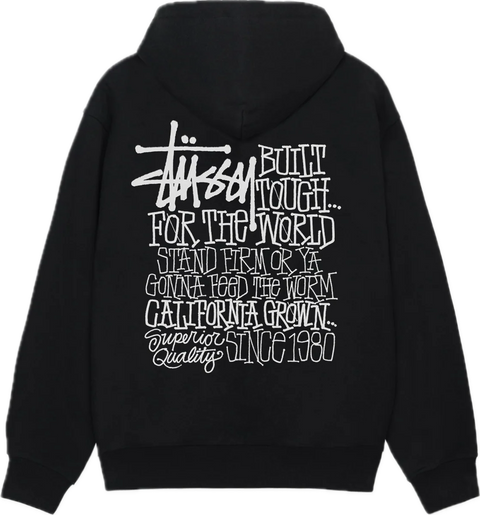 Stussy California Grown Black Hoodie