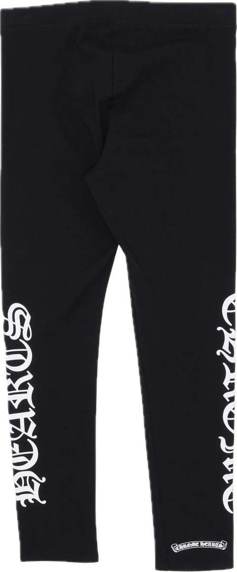 Chrome Hearts Horseshoe Black Leggings