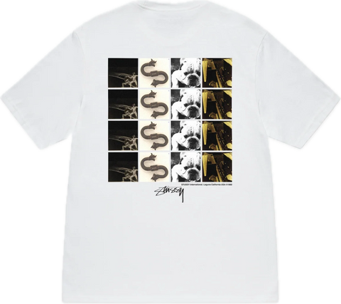 Stussy Grid White Tee