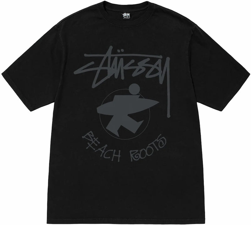 Stussy Beach Roots Black Tee