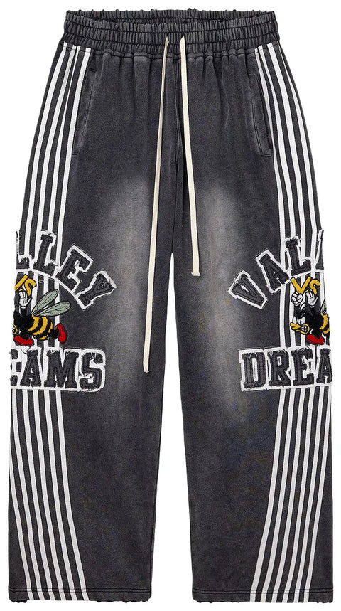 Vale Forever Anthem Black Mono Track Sweatpants