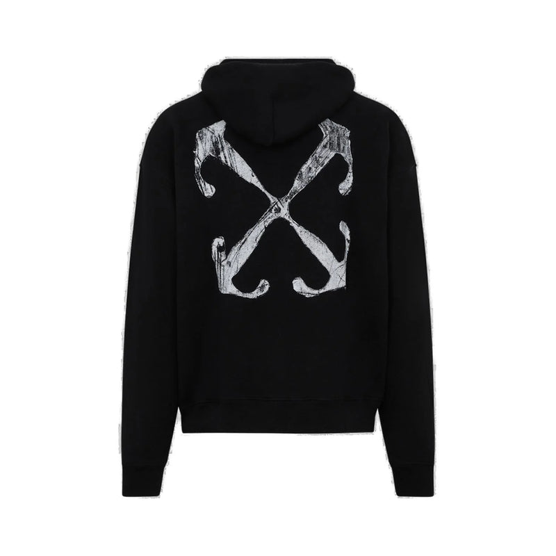 Off-White Scratch Arrow Black Hoodie