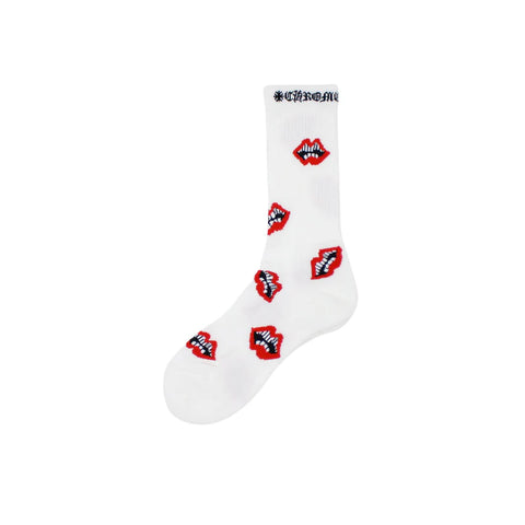 Chrome Hearts Chomper White/Red Socks