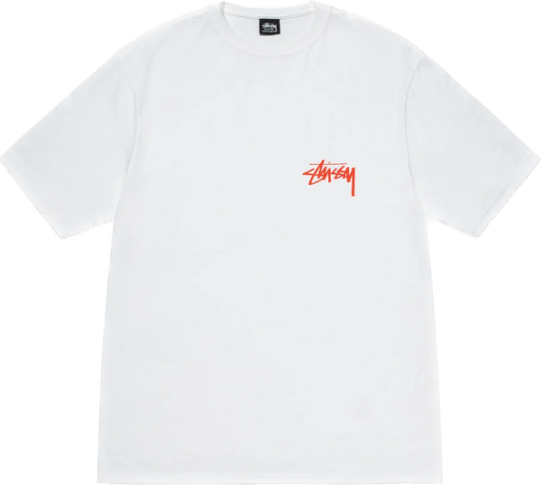 Stussy Scorpion White Tee