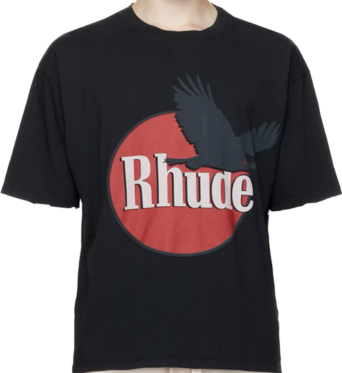 Rhude Eagle Black Tee