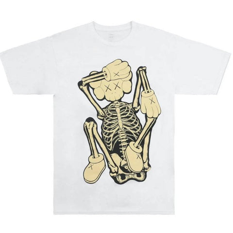 Kaws Skeleton White Tee