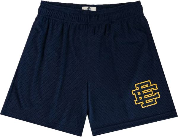 Eric Emanuel Navy/Varsity Yellow Shorts