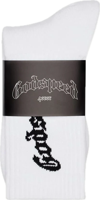 Godspeed OG Logo White Socks