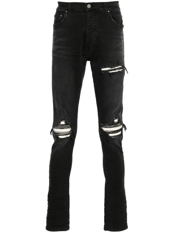 Amiri Silver MX1 Black Jeans