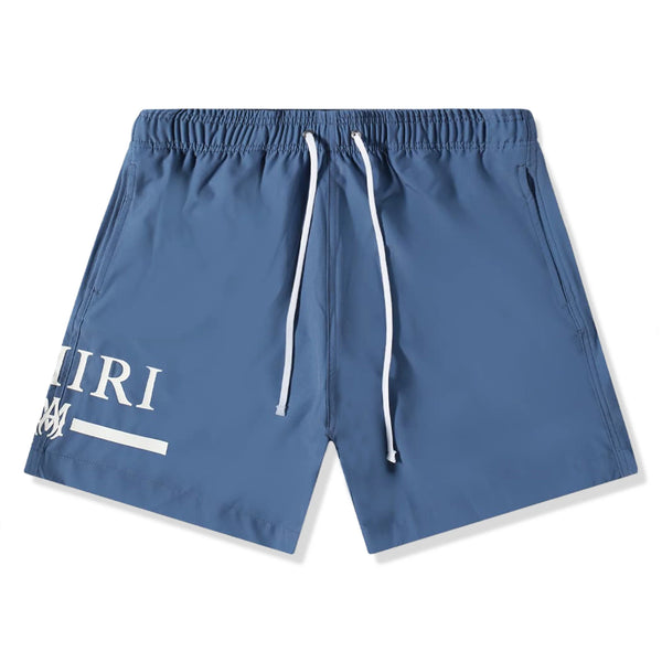 Amiri MA Bar Blue Swim Trunks