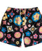 Bravest Studios Black Multi Flower Shorts