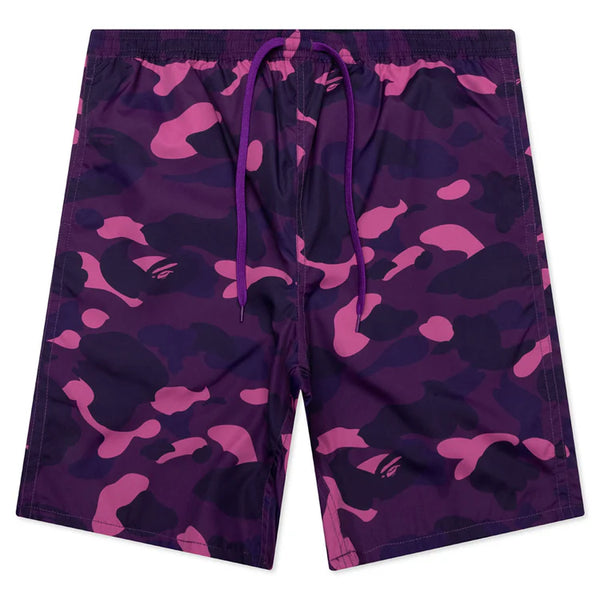 Bape Reversible Camo Shark Purple Shorts