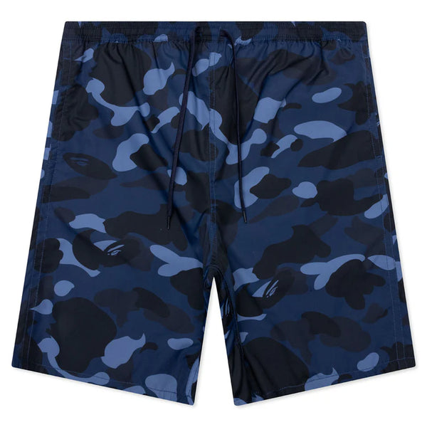 Bape Reversible Camo Shark Navy Shorts