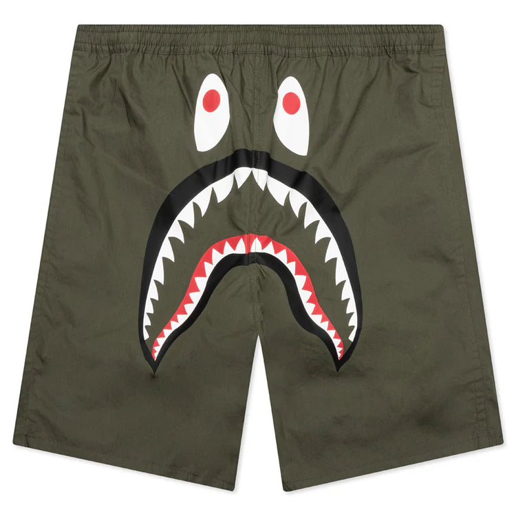 Bape Reversible Camo Shark Navy Shorts