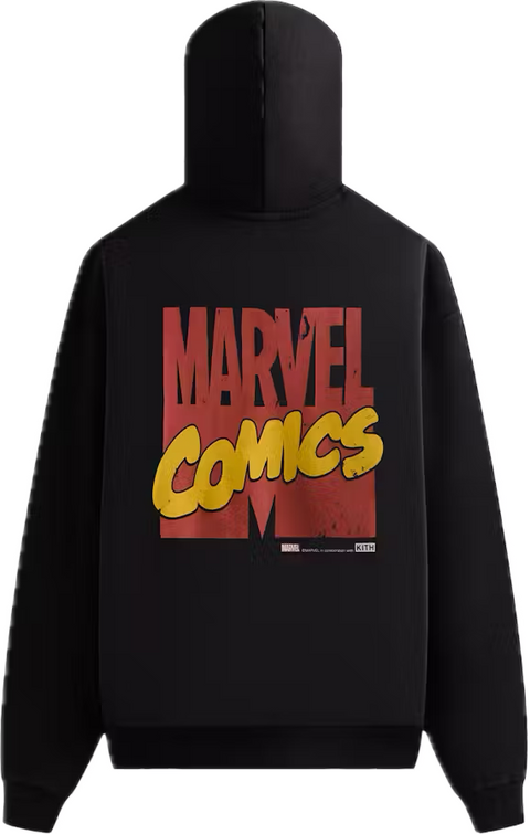 Kith x Marvel Comics Vintage Nelson Hoodie Black