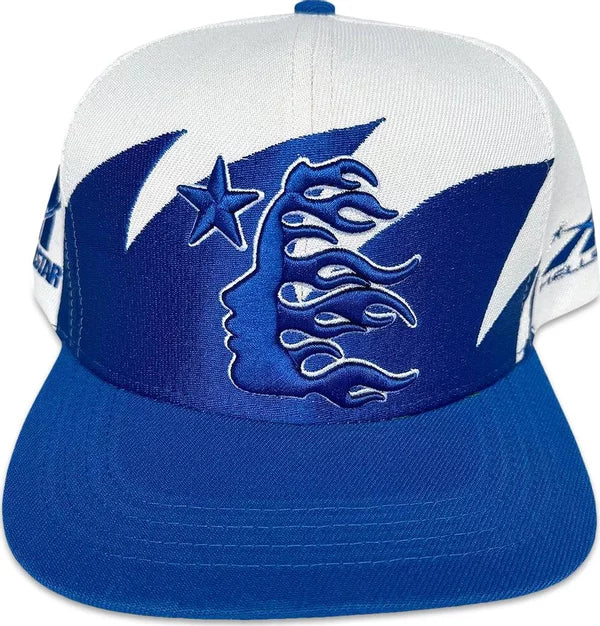 Hellstar Blue Shark Teeth Snapback Hat